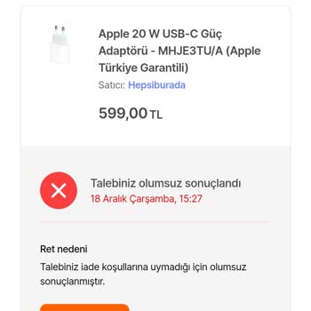 Hepsiburada'da Arızalı Ürün Ve İade Sürecinde Yaşanan Sorunlar
