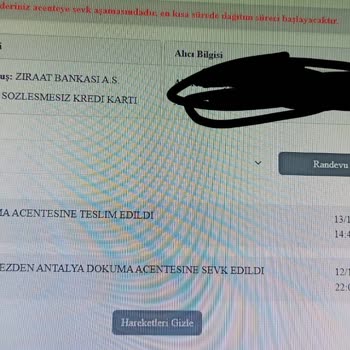 Ziraat Bankası Kargomun Teslimatında Yaşanan Gecikme