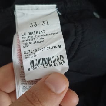 LCW Pantolonunda Kumaş Hatası Ve Değişim Sorunu