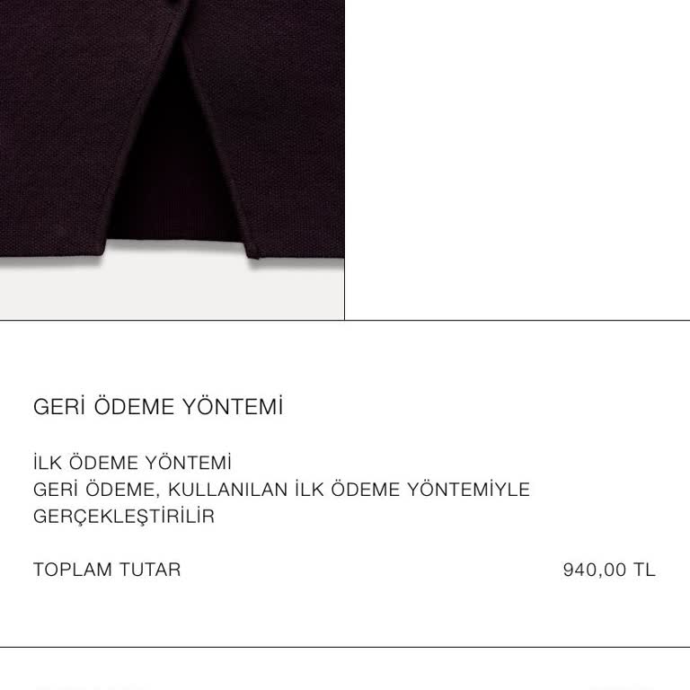 Zara'dan İade Sürecinde Gecikme