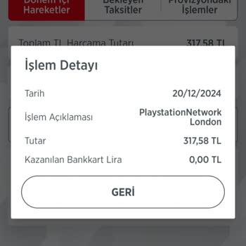 İzinsiz Kredi Kartı İşlemi Ve Yanıltıcı Tutar Sorunu