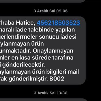 LCW Online Siparişimde İade Sorunu Ve İletişim Eksikliği