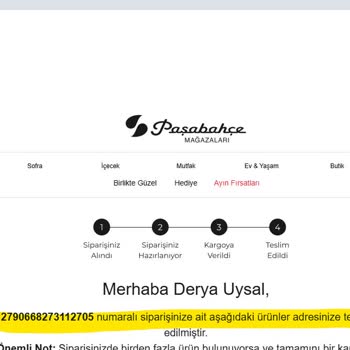 Teslim Edilmeyen Ürünler Ve İade Talebi