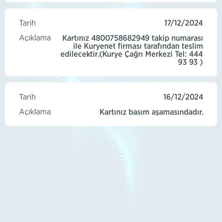 Ziraat Bankası Kart Teslimatında Kurye Sorunu