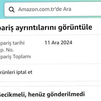 Amazon'dan Aldığım Ürün Ve Müşteri Hizmetleri Hayal Kırıklığı