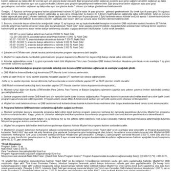 QNB Kampanyası: Belirsiz Şartlar Ve Haksız Borçlandırma