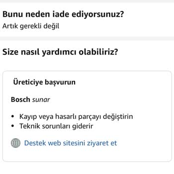 İade Edilmeyen Ürün Ve Müşteri Hizmetleri Sorunu