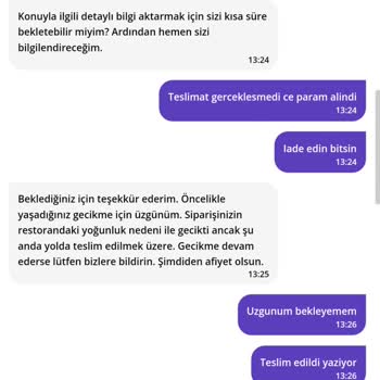 Getir Yemek'te Yanıltıcı Teslimat Sorunu Ve Müşteri Mağduriyeti