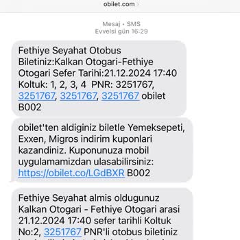 Yanlış Bilet İptalinde Ödeme Sorunu