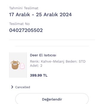 İndirimli Ürün Siparişim Kasıtlı Olarak İptal Edildi