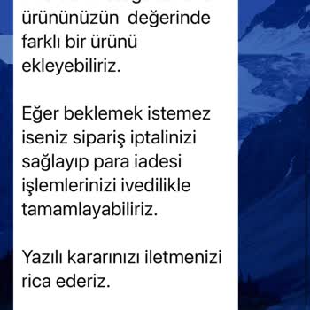 JYSK'ten Stokta Olmayan Ürün İçin Para Çekme Sorunu