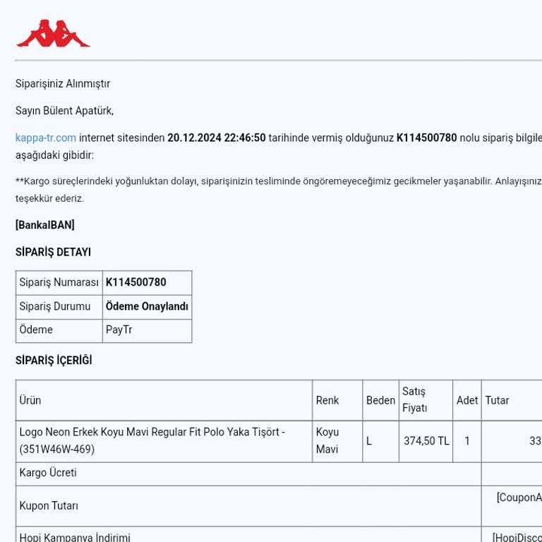 Siparişin Hazırlık Süreci Ve İletişim Sorunları