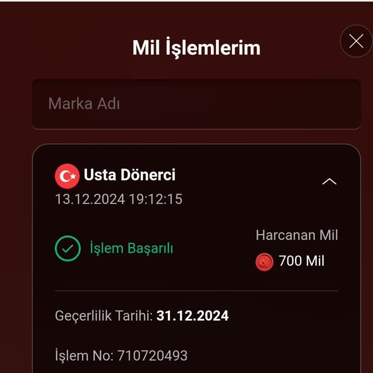 THY Mil Çeki Kullanımında Sorun