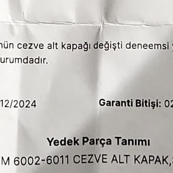Arızalı Kahve Makinesi İade Sorunu