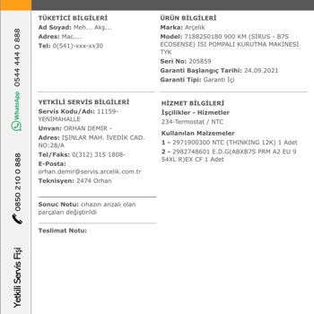 Kurutma Makinesi Sorunu: Çözüm Bulunamayan Servis Süreci