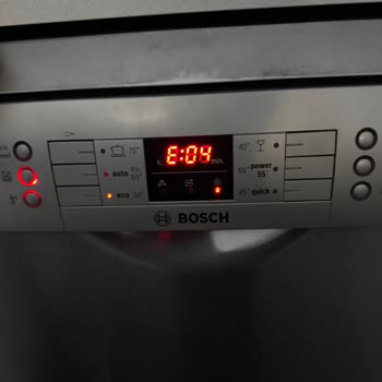 Bosch Bulaşık Makinesi E04 Hatası Ve Şalter Sorunu
