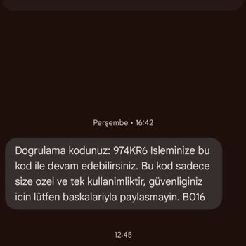 İşin Olsun Üzerinden Gelen Şüpheli Kod Talebi Ve Güvenlik Endişesi