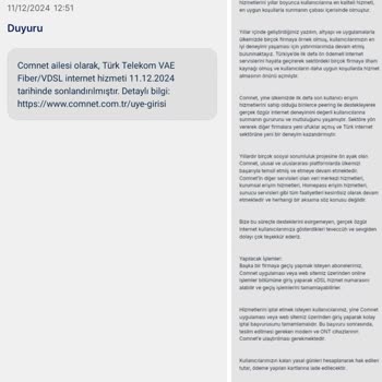 Comnet Aboneliğinde Hayal Kırıklığı Ve İade Sorunu