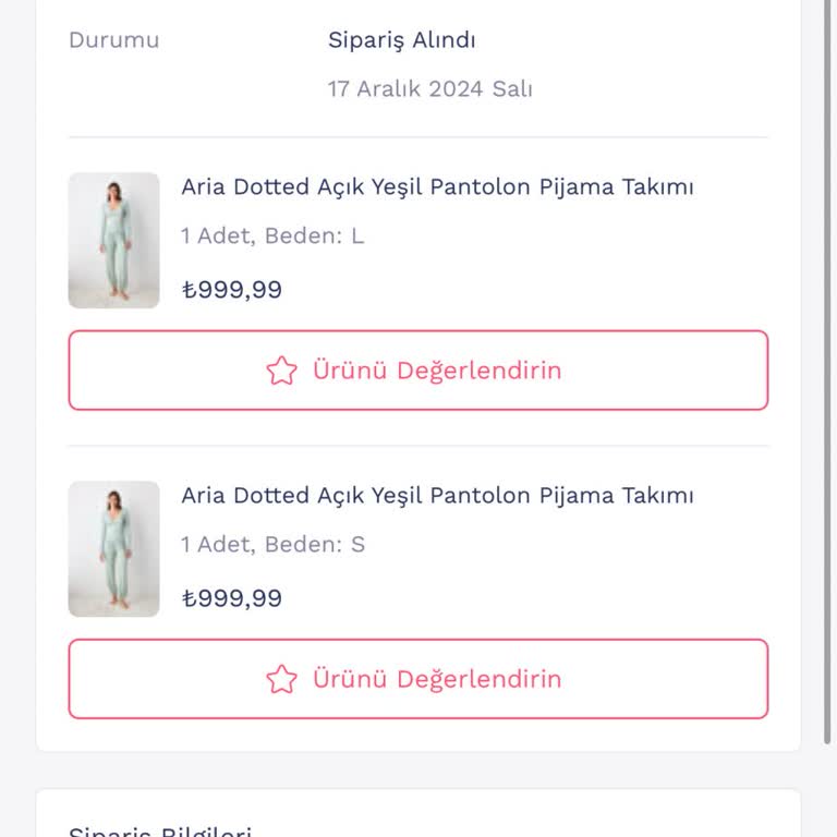 Penti Siparişimde Yaşanan Gecikme Ve Hayal Kırıklığı