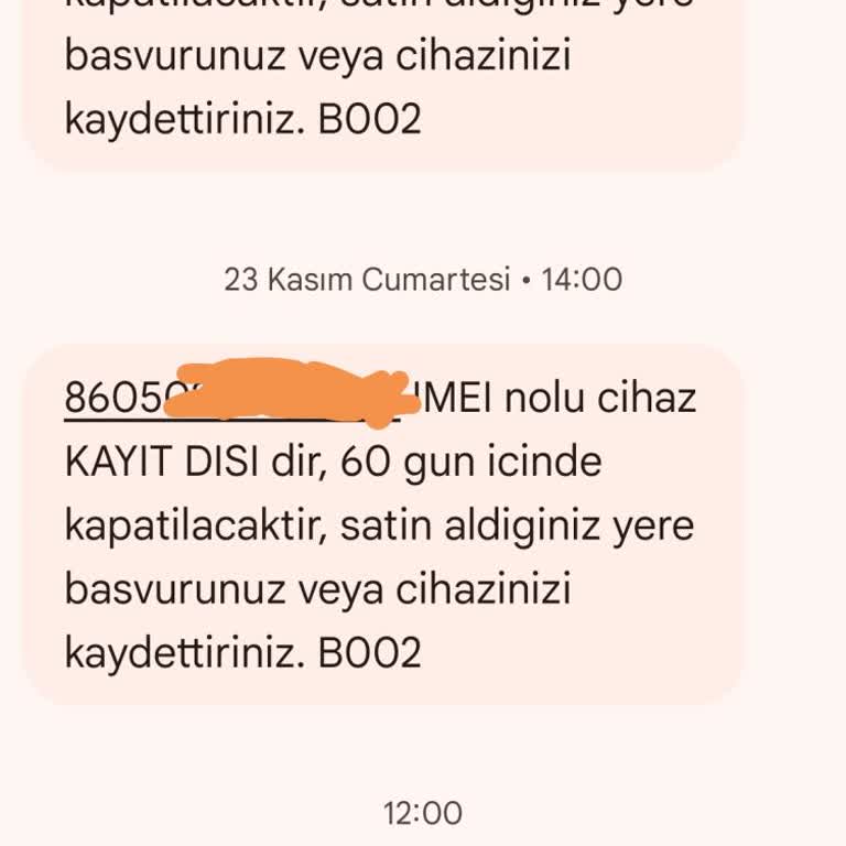 Honor Telefonumun IMEI Kaydı Sorunu