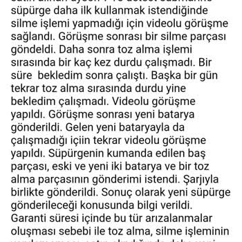 Dyson Süpürge İade Sorunu: Çalışmayan Parçalar Ve Yanıt Alamama