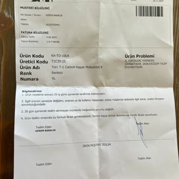 Torc T1 Kaskın İç Dolgu Malzemeleri Sorun Yaratıyor