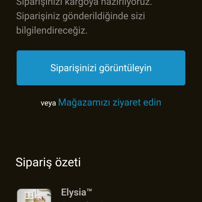 Elysia'dan Sipariş Belirsizliği