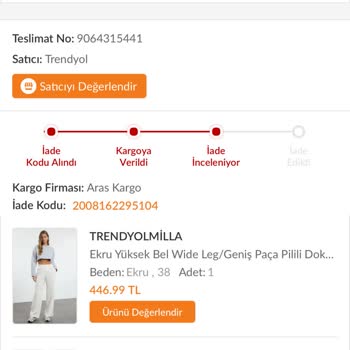 Yanlış Ürün Gönderimi Ve Müşteri Hizmetleri Sorunu
