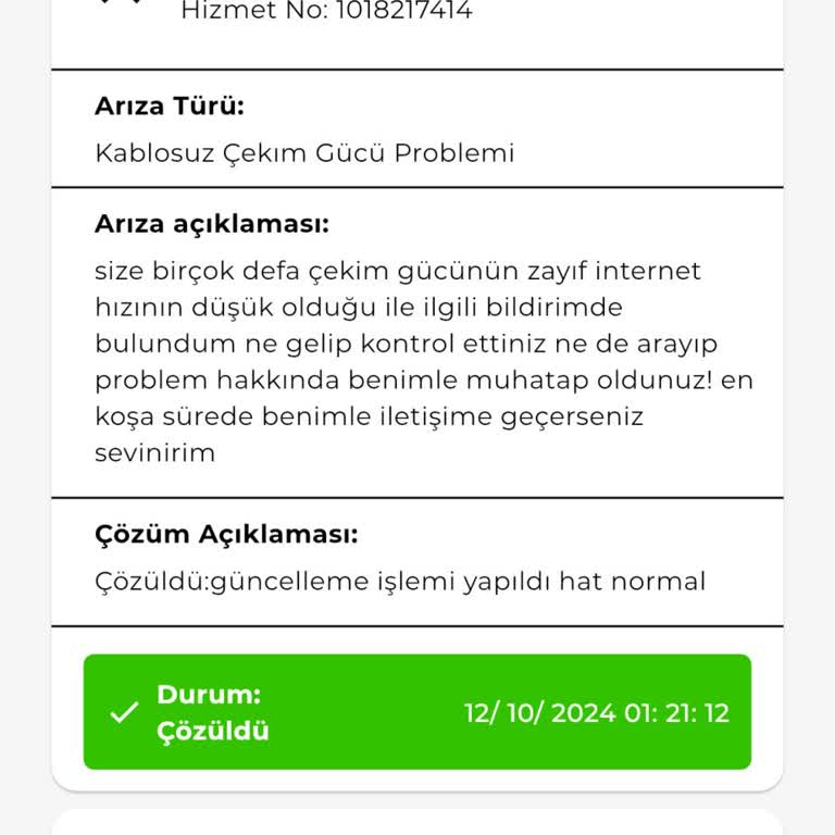 Sürekli Düşük İnternet Hızı Ve Yüksek Cayma Bedeli Sorunu