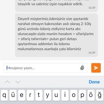 Siparişim Gelmedi, Param İade Edilmedi!