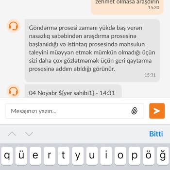 Siparişim Gelmedi, Param İade Edilmedi!