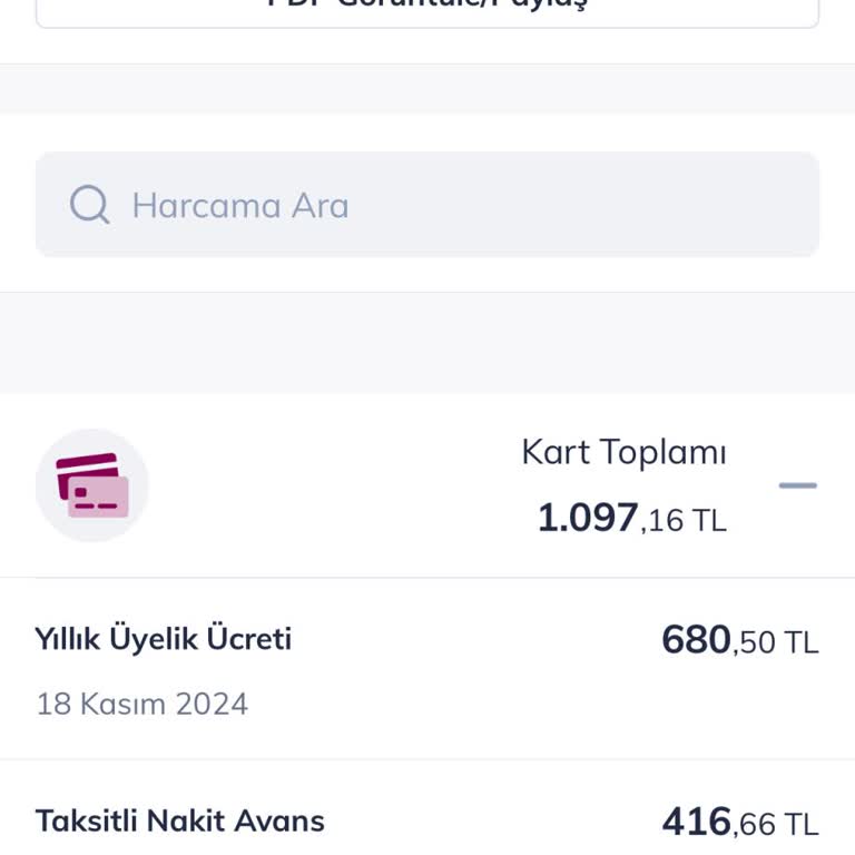 Yıllık Kart Ücreti İadesi Talebi