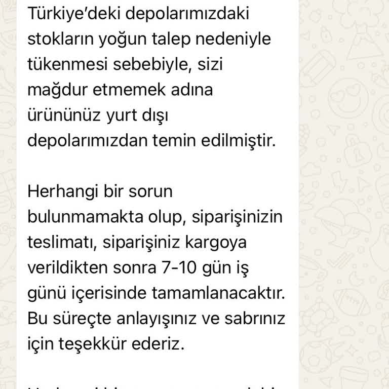Sipariş İadesi Ve İletişim Sorunları