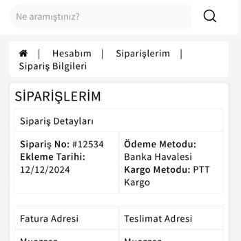 Sipariş Sürecinde Yaşanan Sorunlar Ve Yanıltıcı Bilgilendirme