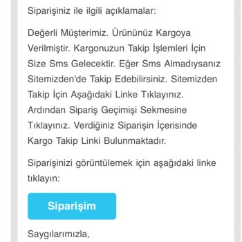 Sipariş Sürecinde Yaşanan Sorunlar Ve Yanıltıcı Bilgilendirme
