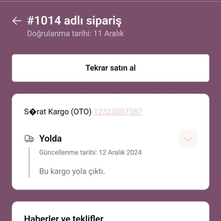 Evimsevgi Ürün Hala Kargolanmadı