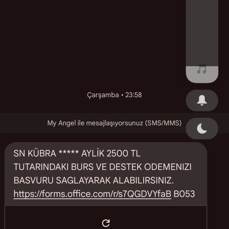 Sahte Burs Mesajları Ve Güvenlik Endişesi