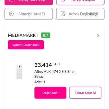 Buzdolabı Teslimatında Yaşanan Sorun Ve Müşteri Mağduriyeti