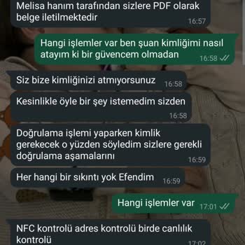 Yanıltıcı Mesajla Karşılaştım!