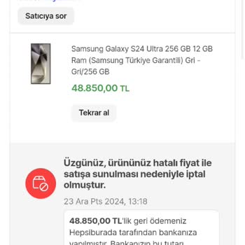 Hatalı Fiyat İptalleri Ve Çözüm Eksikliği