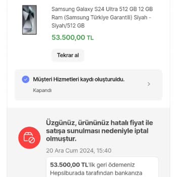 Hatalı Fiyat İptalleri Ve Çözüm Eksikliği