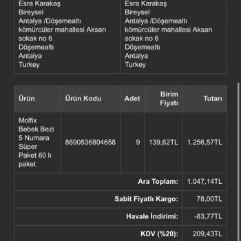 Kargo Sorunu Ve Maddi Zarar