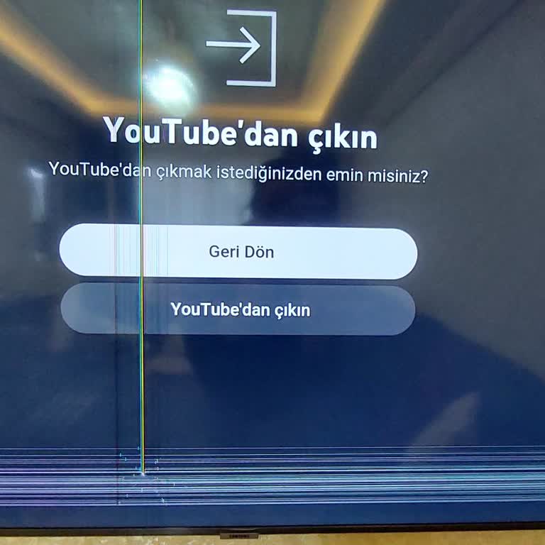 Samsung TV'de Garanti Kapsamında Olmayan Çizgiler Sorunu