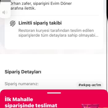 Evim Döner (Sincan) 'de Yapılan Saygısızlık