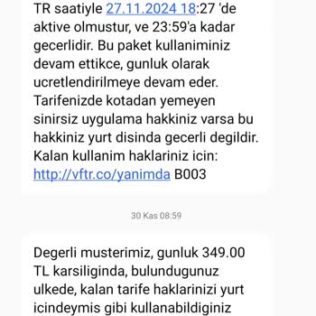 Vodafone'un Onaysız Ek Ücret Mağduriyeti