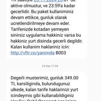 Vodafone'un Onaysız Ek Ücret Mağduriyeti