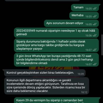 Kayıp Ürünler Ve Geciken İade Süreci