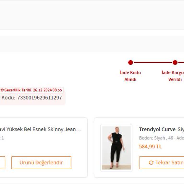 Trendyol İade Sürecinde Yaşanan Sorunlar
