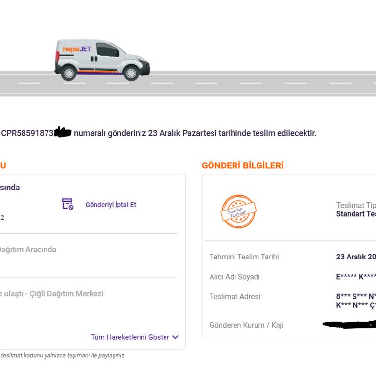 Hepsijet Kargo Teslimatında Yaşanan Gecikme Sorunu