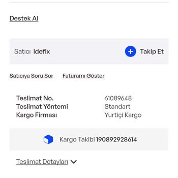 İdefix Şikayeti